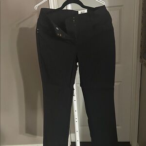 JM Collection Black Straight Leg Women's Pants